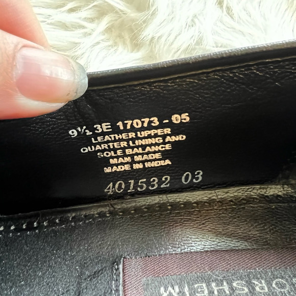 Florsheim Mens Lexington Wingtip Loafer Dress Shoes Brown Leather Tassel 9.5 3E - Picture 4 of 10